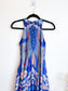 RANNA GILL Embroidered Halter Midi Dress (Size S)