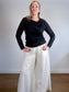 Banana Republic Long Sleeve T-Shirt in Black NWT (Size L)