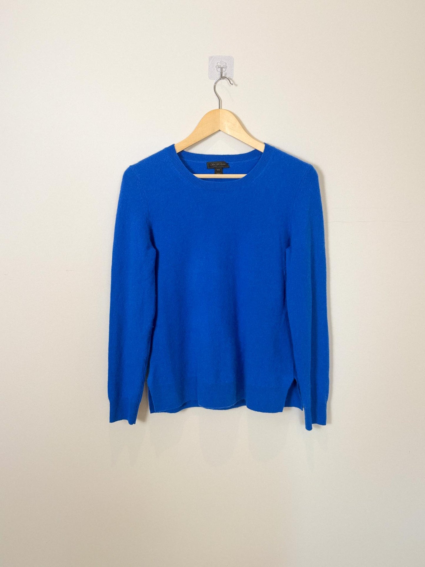 Saks Fifth Avenue Cashmere Sweater in Cobalt Blue (Size M)