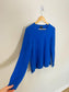 Saks Fifth Avenue Cashmere Sweater in Cobalt Blue (Size M)