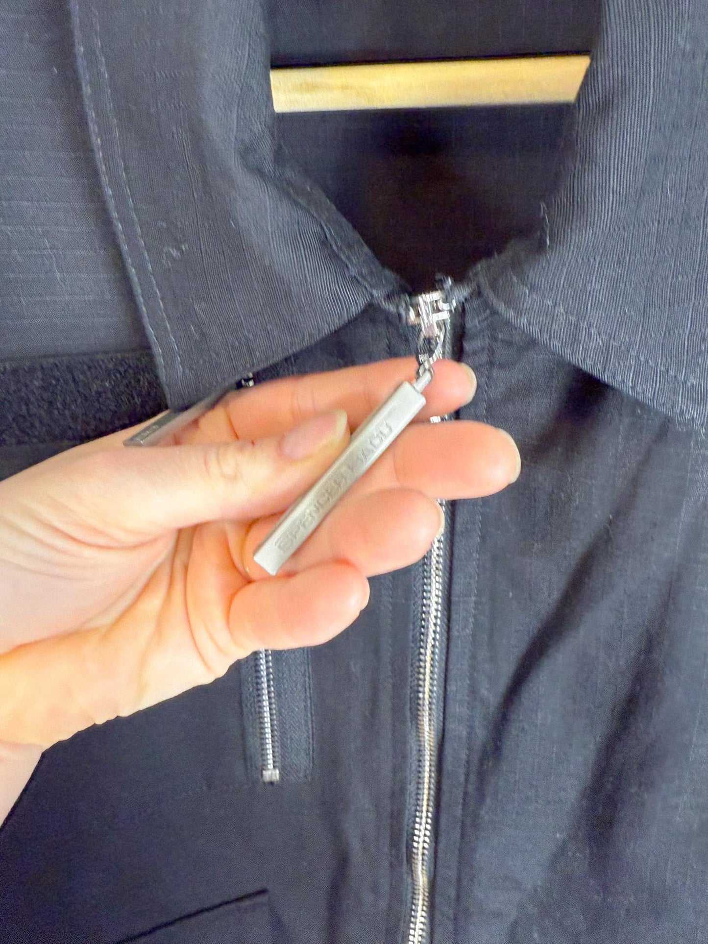 SPENCER BADU Canadian Designer Utility Jacket in Black (Size L)