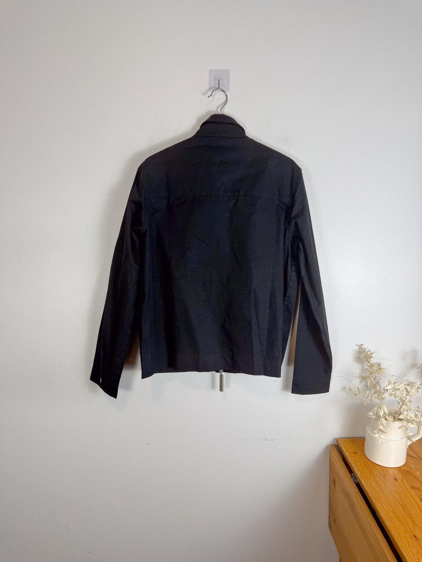 SPENCER BADU Canadian Designer Utility Jacket in Black (Size L)