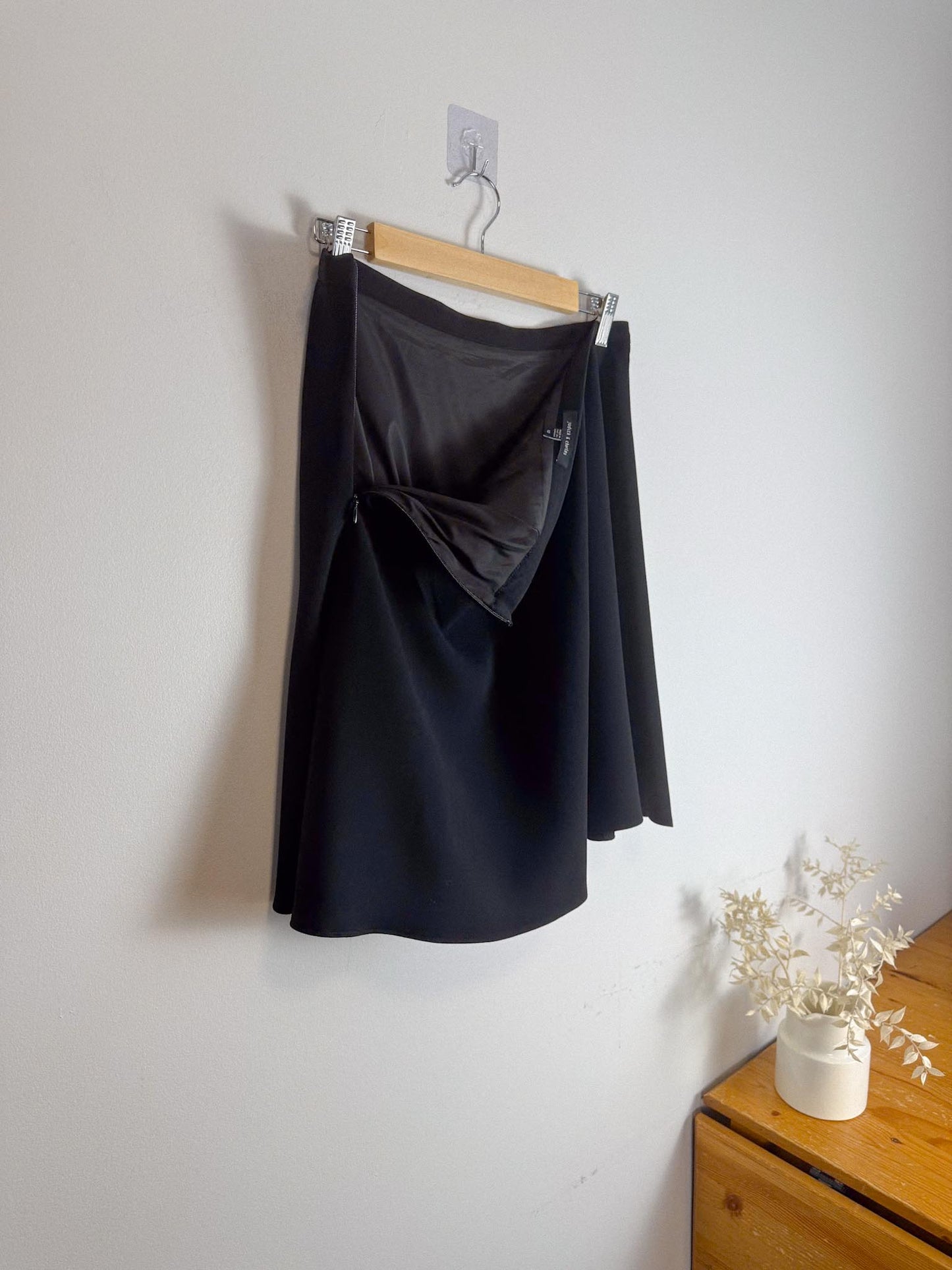 Judith & Charles Mini Skirt in Black (Size 12)