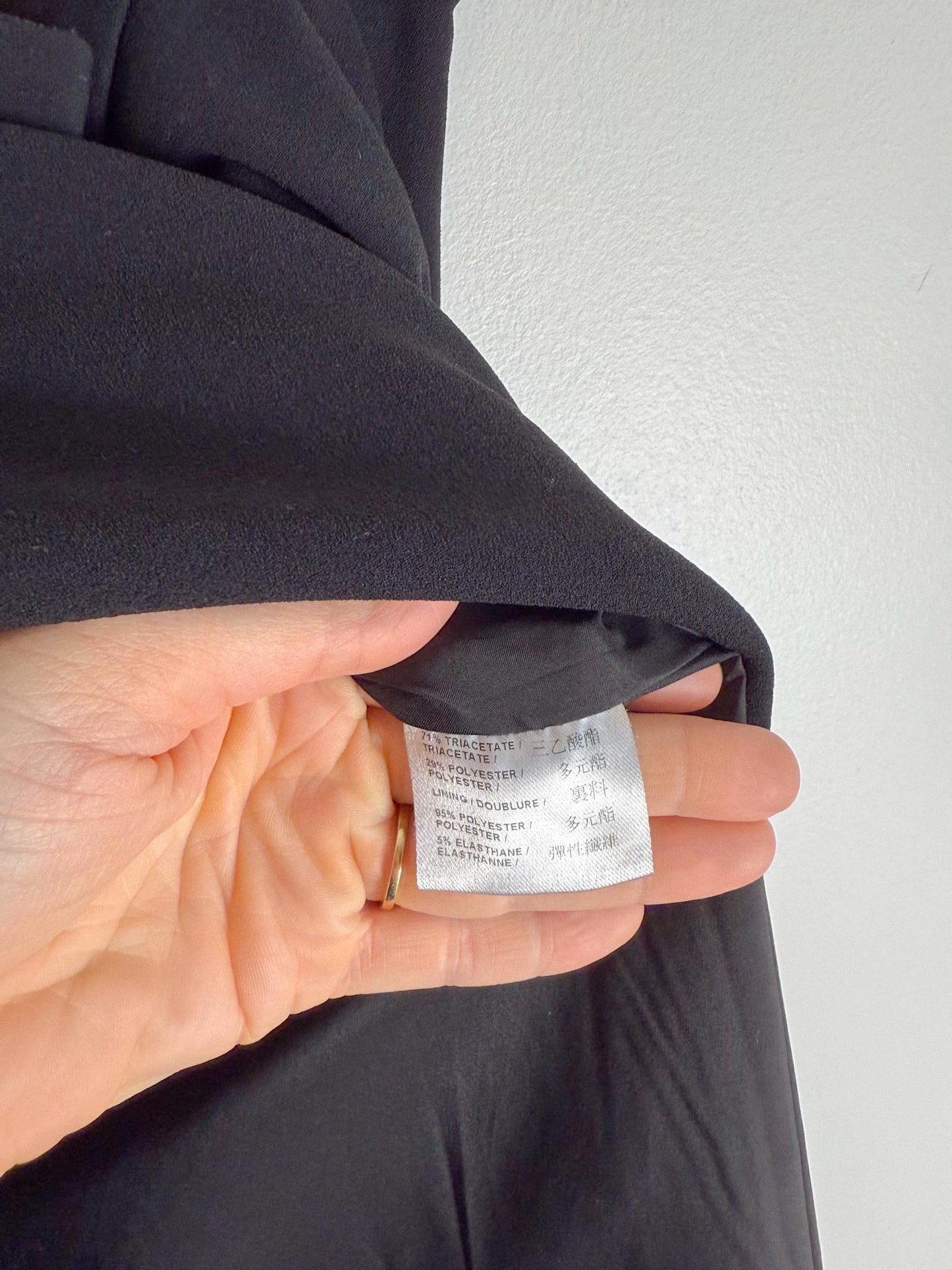 Judith & Charles Mini Skirt in Black (Size 12)