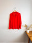 Eileen Fisher Silk Blouse in Orange Coral SOLD AS IS (Size L)