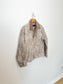 Abercrombie & Fitch "Floral Jacquard Jacket with Corduroy Collar" (Size S/M)