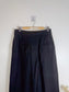 DOROTHEE SCHUMACHER Designer "EMOTIONAL ESSENCE Wide Leg Trousers in Black" (Size XL)