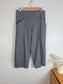 Eileen Fisher Wool Wide Leg Culottes in Grey (Size S/M)
