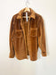 ALO Yoga "Ribbed Velour Mountain Side Shacket in Brow" (Size M/L)