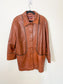 Vintage Bertanni Leather Jacket in Brown (Size L)
