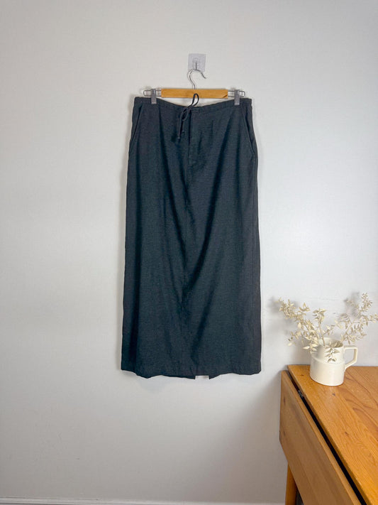 Vintage Gap Maxi Skirt in Dark Grey (Size L)