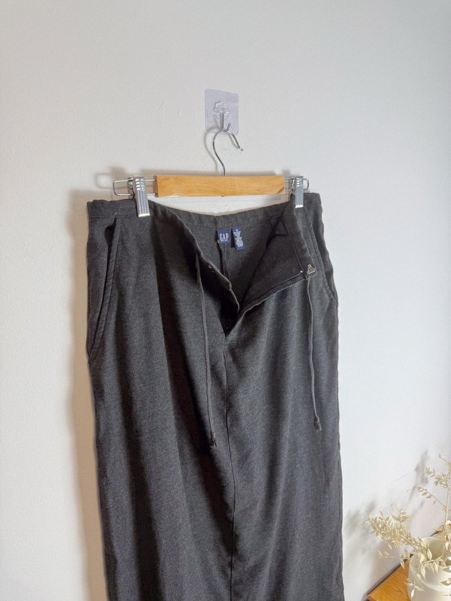 Vintage Gap Maxi Skirt in Dark Grey (Size L)