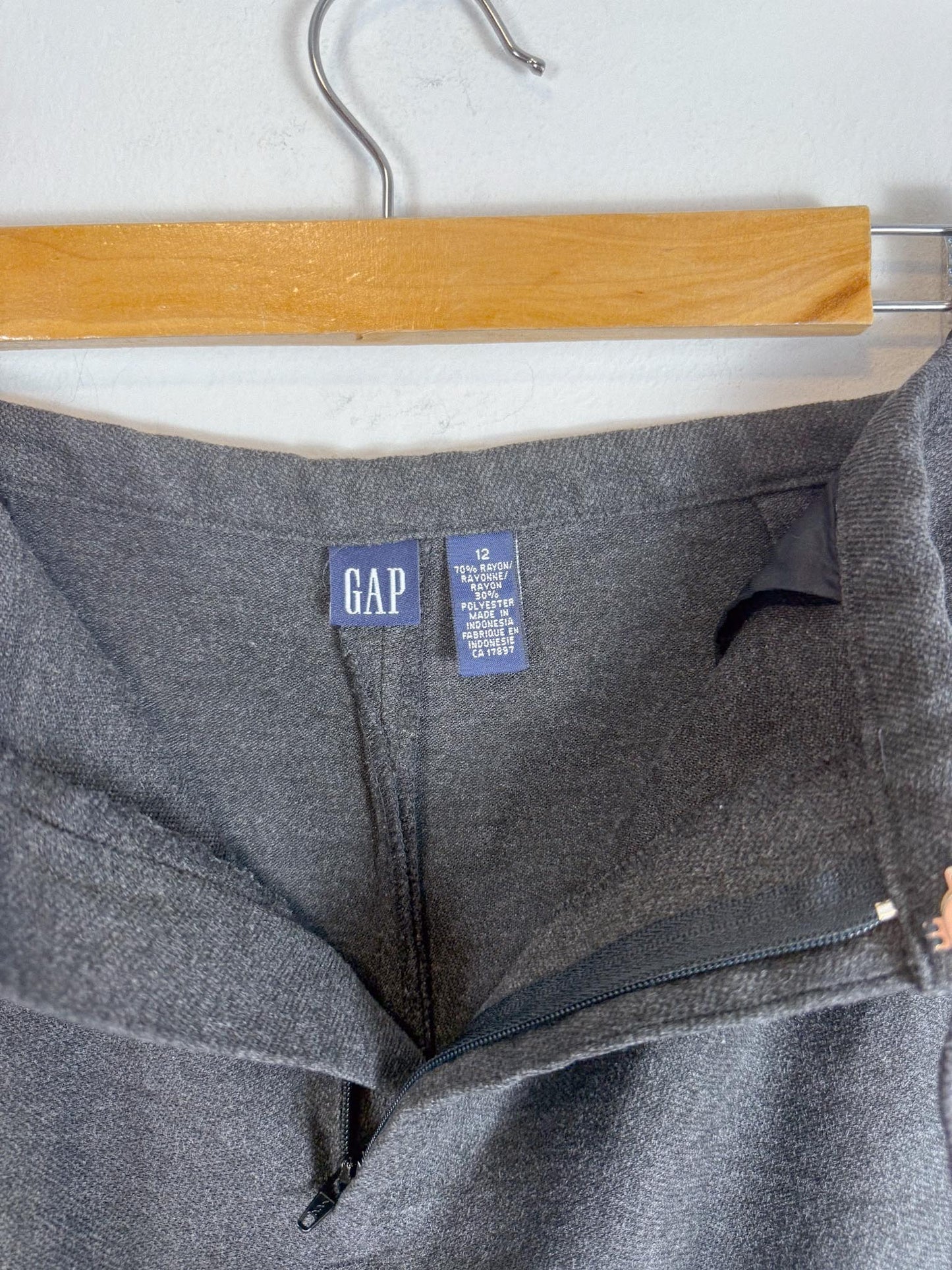 Vintage Gap Maxi Skirt in Dark Grey (Size L)