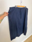 Vintage Liz Claiborne Linen Skirt in Navy (Size 20)