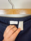 Vintage Liz Claiborne Linen Skirt in Navy (Size 20)