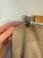 Vintage Leather Midi Skirt in Beige SOLD AS IS (Size XL)