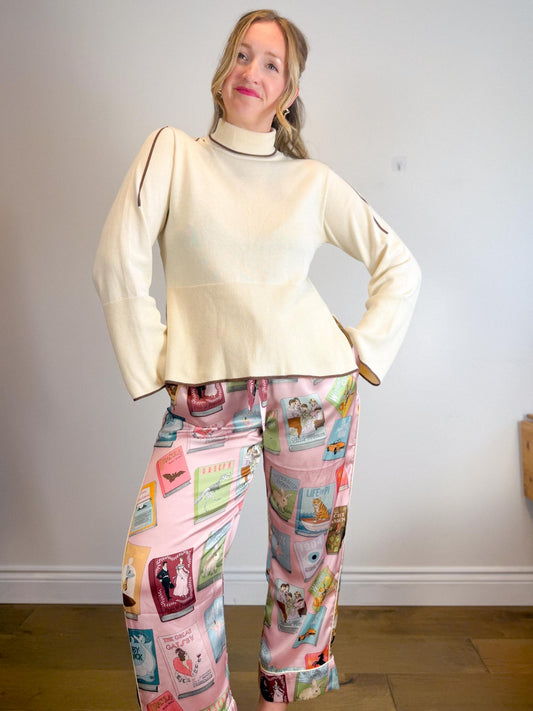 KOTN Slow Fashion "Women's Aswan Turtleneck in Natural" NWT (Size XS-S)