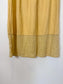 FLAX Linen Midi Skirt in Butter Yellow (Size L)