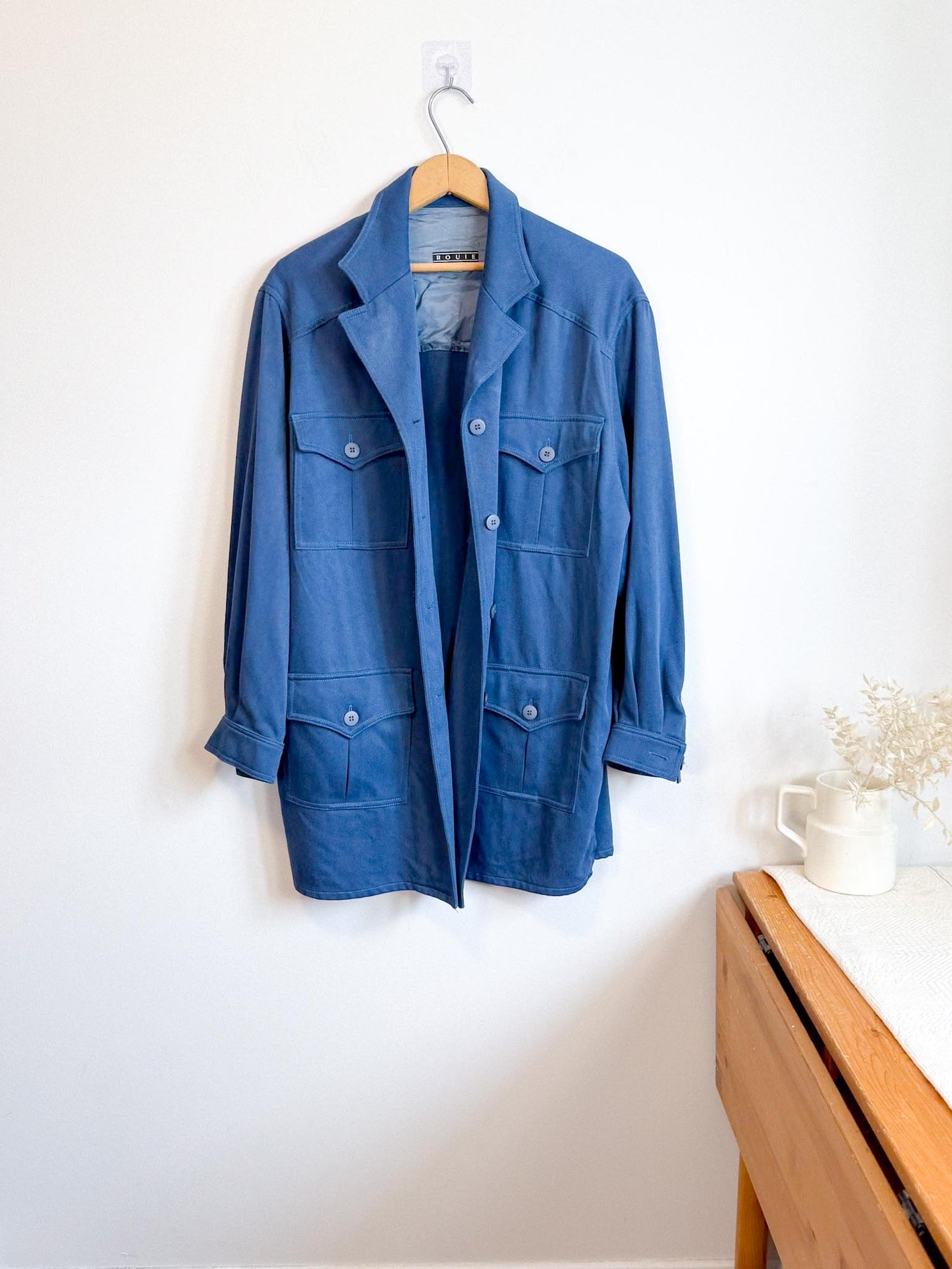 Vintage Oversized Jacket in Blue (Size L/XL)