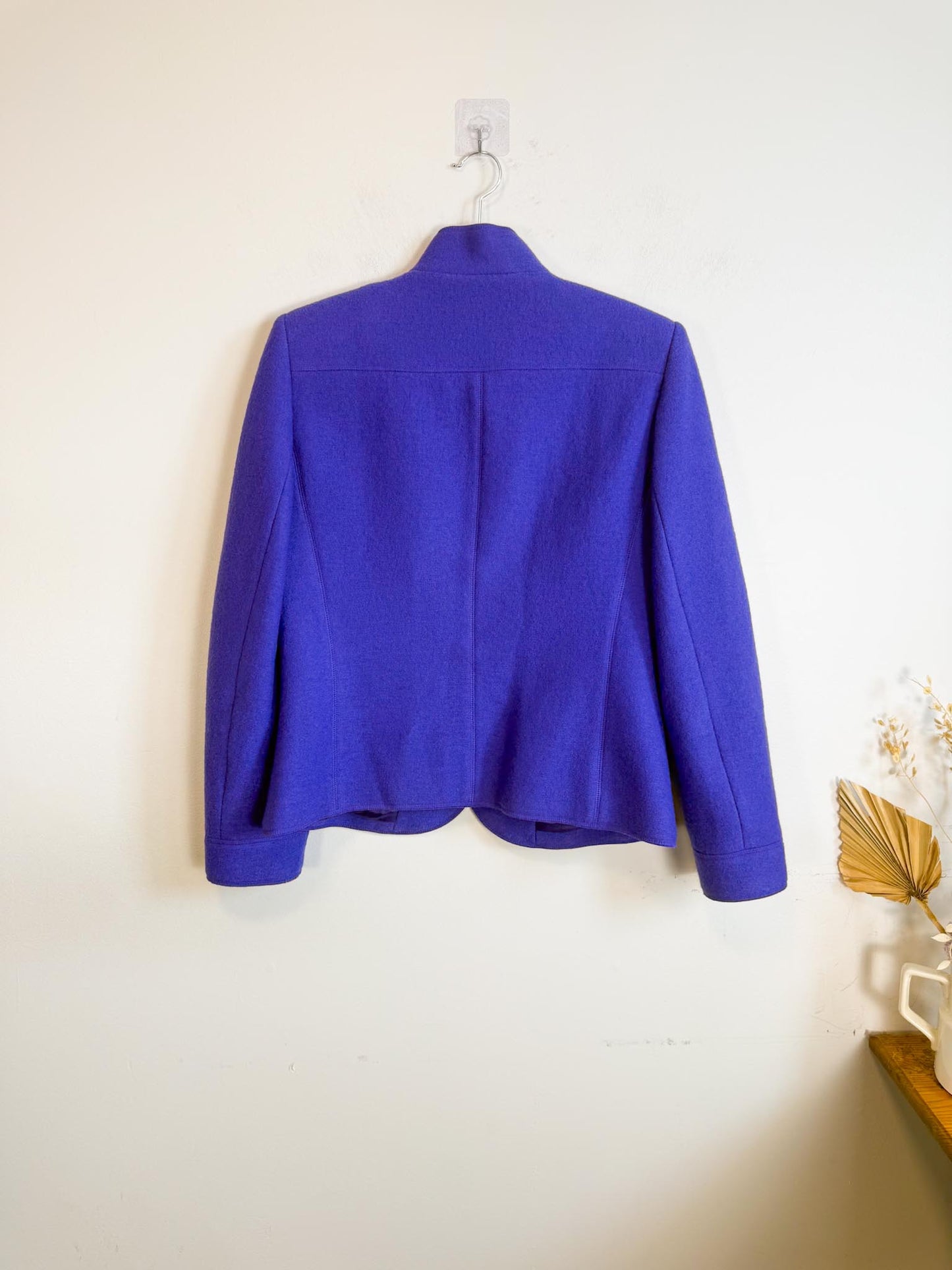 Vintage BASLER Wool Blazer in Purple (Size S/M)