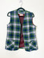 Vintage Plaid Wool Vest (Size M/L)