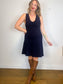 Ca Va De Soi Sustainable Knit "Margot Dress in Dark Plum"  (Size M/L)