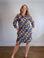 Weekend Max Mara Printed Shirt Dress (Size L)