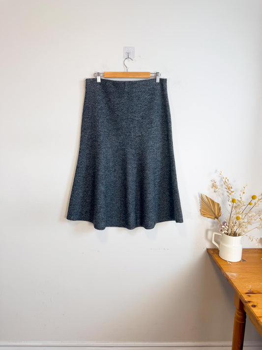COS "Flared Merino Wool Midi Skirt" (Size M/L)