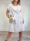 Bryn Walker "Henrietta Dress in White Light Linen" (Size XL)