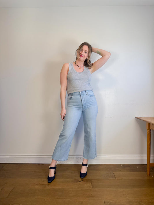 AGOLDE "Ren Jeans in Light Wash Denim" (Size 29)