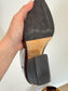 Aeyde Patent Leather Ankle Boots in Burgundy (Size 7)