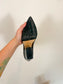 Aeyde Patent Leather Ankle Boots in Burgundy (Size 7)
