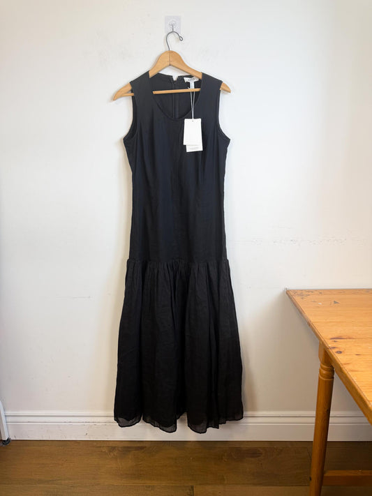 COS "Dropped Waist Maxi Dress in Black" NWT (Size M)