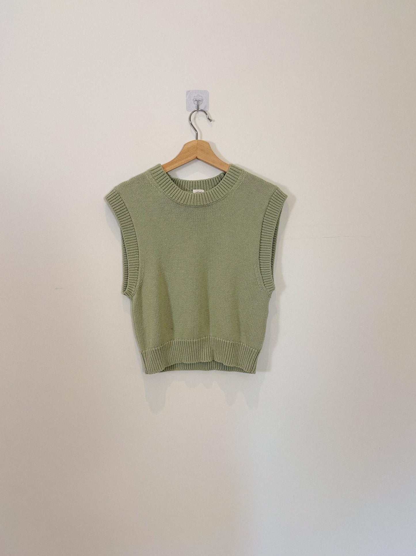 Wilfred Sweater Vest in Mint Green (Size M)