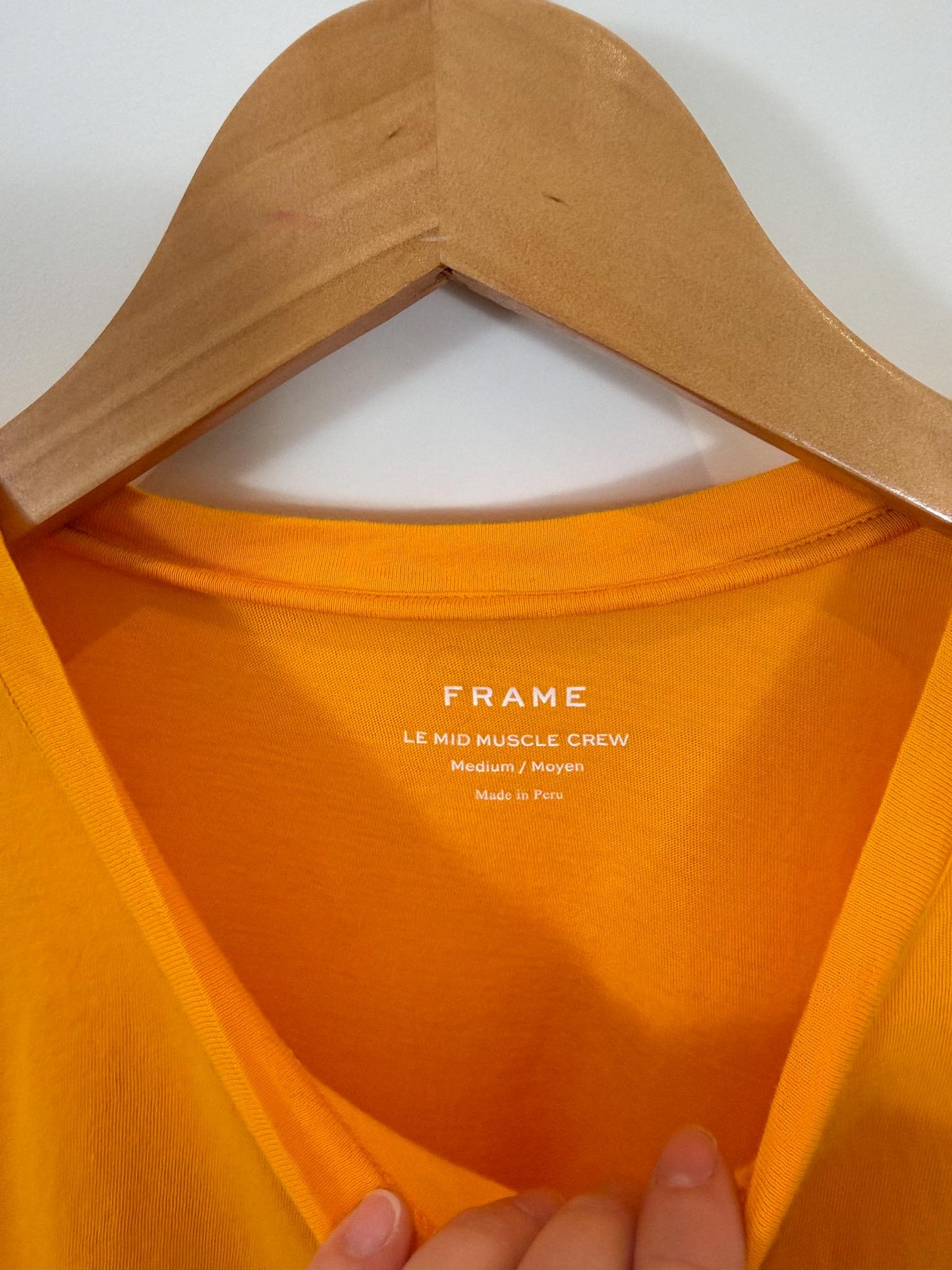 FRAME "Le Mid Muscle Crew in Orange" (Size M)