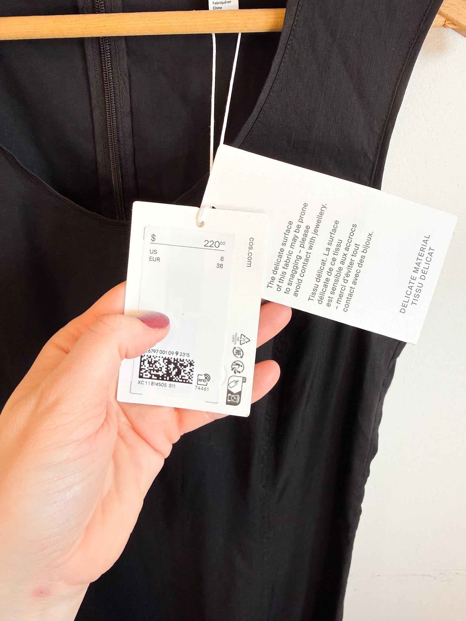 COS "Dropped Waist Maxi Dress in Black" NWT (Size M) Middle Child Vintage Shop COS "Dropped Waist Maxi Dress in Black" NWT (Size M) Middle Child Vintage Shop