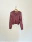 KOTN Sustainable Alpaca & Merino Wool Sweater in Burgundy (Size S/M)