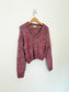 KOTN Sustainable Alpaca & Merino Wool Sweater in Burgundy (Size S/M)