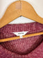 KOTN Sustainable Alpaca & Merino Wool Sweater in Burgundy (Size S/M)