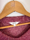 KOTN Sustainable Alpaca & Merino Wool Sweater in Burgundy (Size S/M)