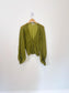 Savannah Morrow The Label "Vea Blouse in Green" (Size S/M)