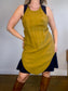 HOI BO Slow Fashion Linen Top in Mustard (Size M)