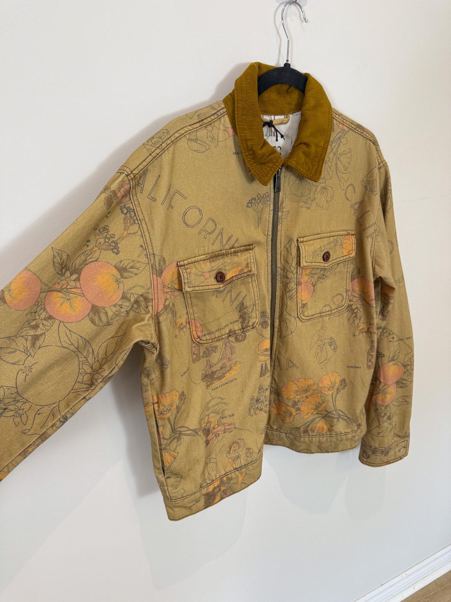 BDG Patterned Work Jacket (Size M)