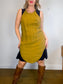 HOI BO Slow Fashion Linen Top in Mustard (Size M)