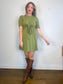 Lululemon Wrap Style T-Shirt Dress in Green (Size L)