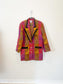 Vintage Quilted Blazer in Multi-Colour (Size XL)