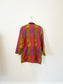 Vintage Quilted Blazer in Multi-Colour (Size XL)