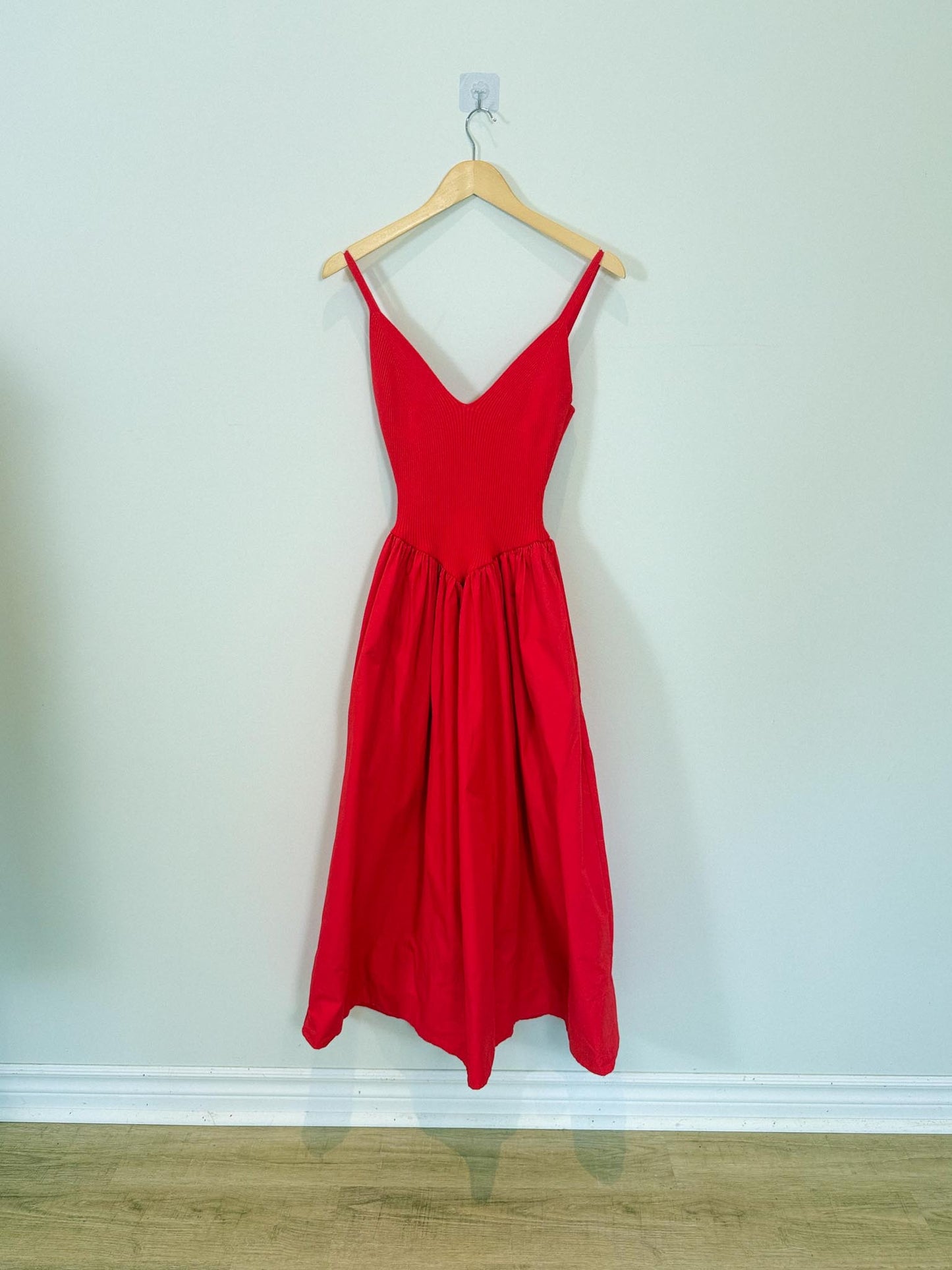 Torn by Ronny Kobo "Monica Dress in Red" (Size S/M)
