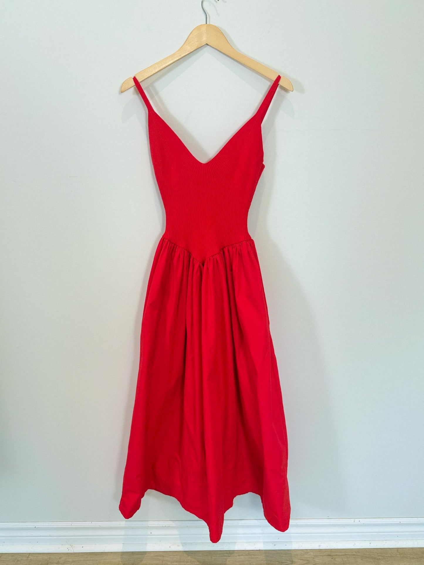 Torn by Ronny Kobo "Monica Dress in Red" (Size S/M)