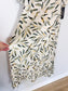 Lulus "Truly Tropic Cream Leaf Print One-Shoulder Midi Dress" NWT (Size L)